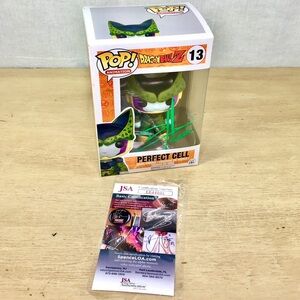 Funko Pop Perfect Cell Dragon Ball Z 13 Signed Dameon Clarke JSA Certified